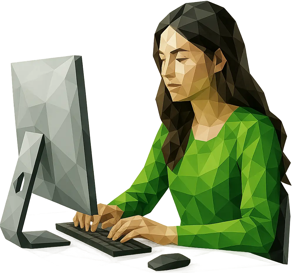 telework-6795505_640 Frau am PC