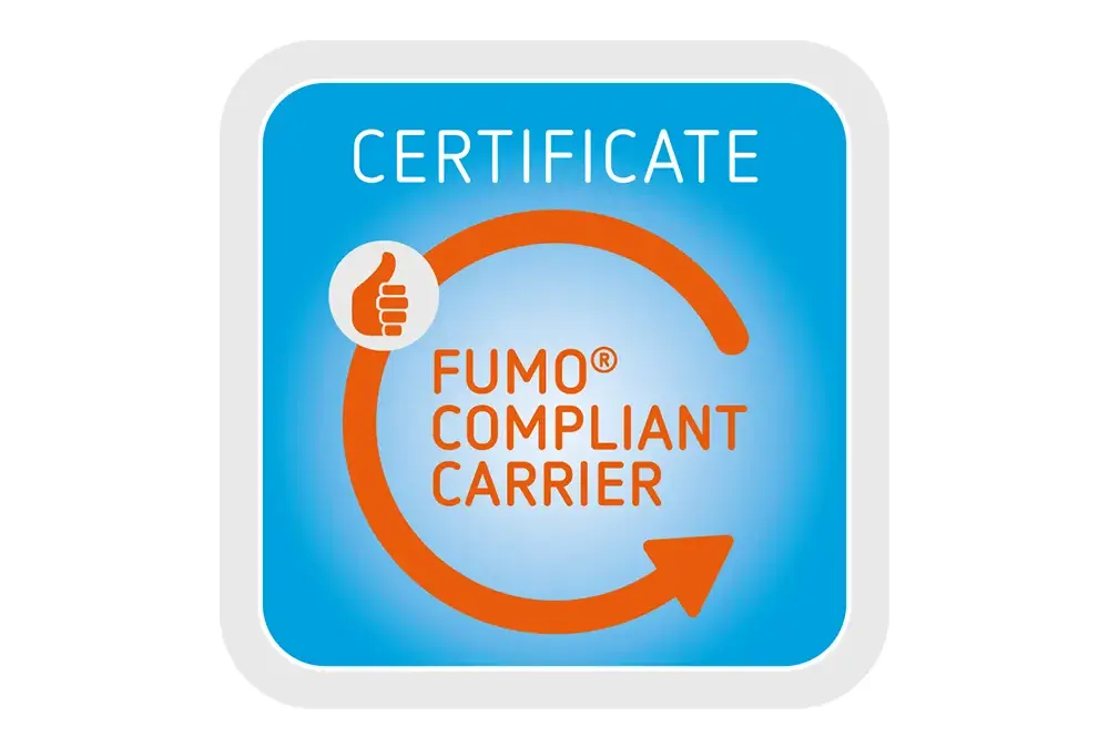 FUMO – Compliant Carrier Zertifizierung – Check!