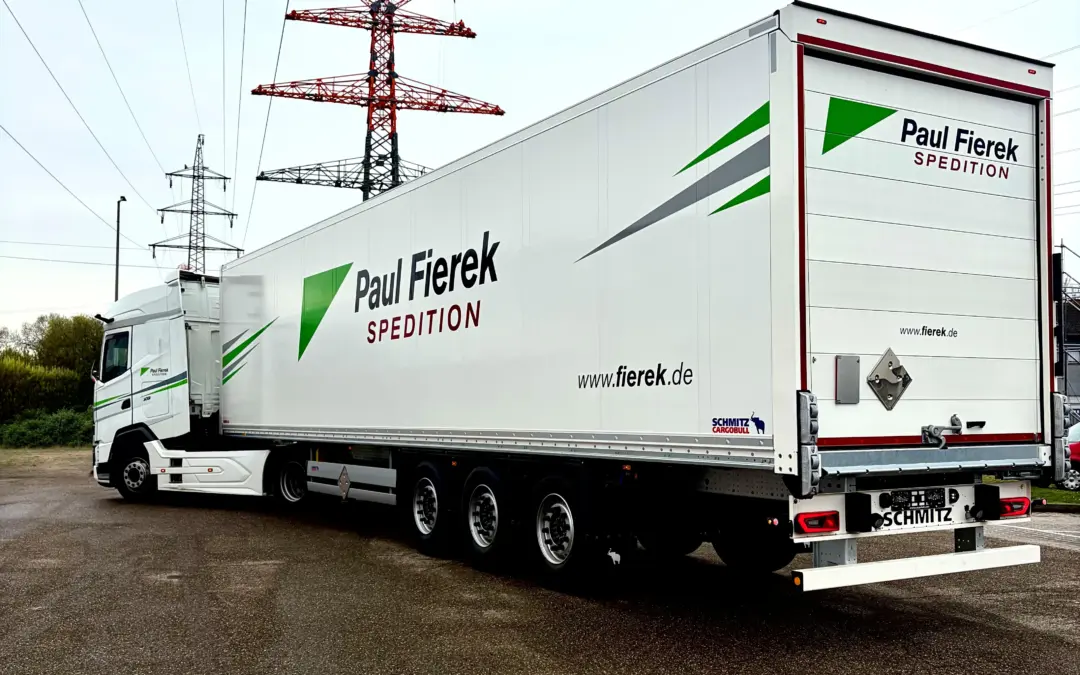 20 neue Schmitz Cargobull Auflieger für unseren Fuhrpark!